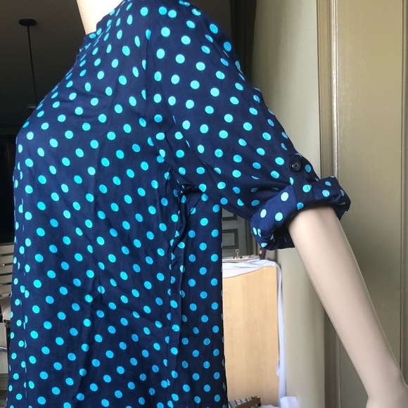 Bohemian Polka Dots Tunic Top Blouse - Picture 5 of 8